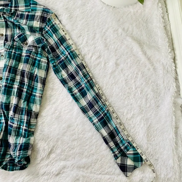 Theory Plaid Button Down - Picture 11 of 11